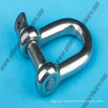 AISI 304 or 316 Stainless Steel European Type Dee Shackle